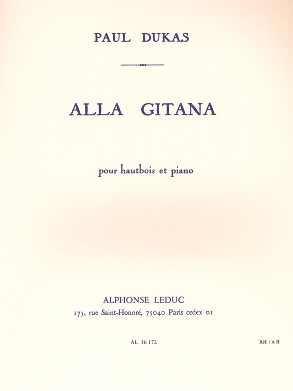 Paul Dukas: Alla Gitana