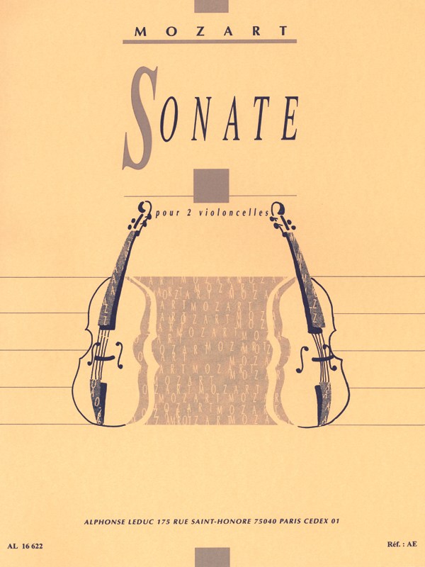 Wolfgang Amadeus Mozart: Sonata (Cellos 2)