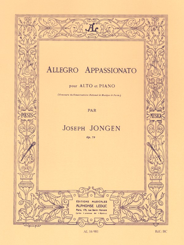 Joseph Jongen: Allegro appassionato (Viola and Piano)