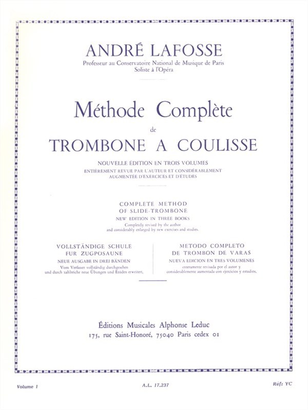 Andre Lafosse: Methode Complete Volume 1