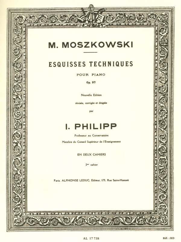 Moritz Moszkowski: Esquisses techniques Op.97, Vol.2 (Piano solo)