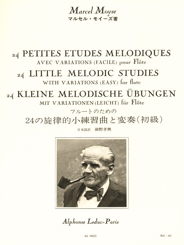 Marcel Moÿse: 24 Petites Etudes Mélodiques Avec Variations For Flute