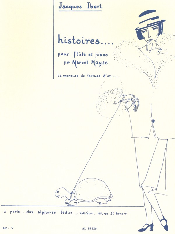 Jacques Ibert: La Meneuse de Tortues d'Or (Flute & Piano)
