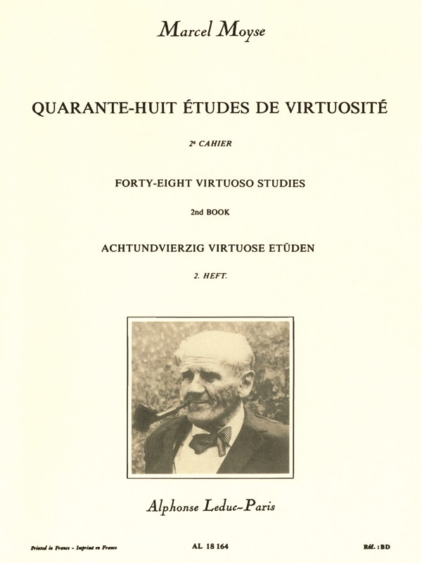 Marcel Moÿse: 48 Etudes de Virtuosité Vol.2 (Flute solo)