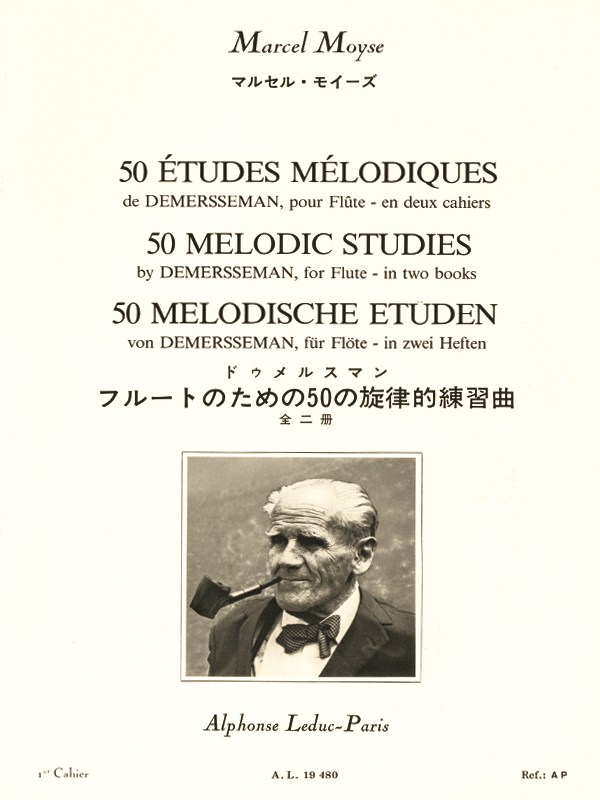 Marcel Moyse: 50 Melodic Studies after Demersseman, Op. 4 - Volume 1 (Flute)
