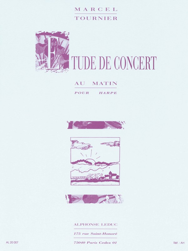 Marcel Tournier: Etude De Concert 'Au Matin' (Harp Solo)