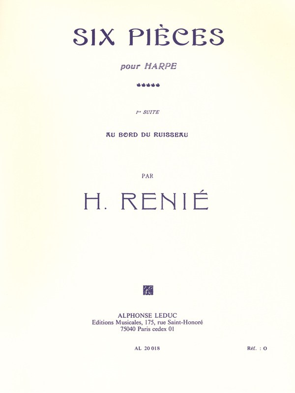 Henriette Renié: Au Bord Du Ruisseau (Harp solo)