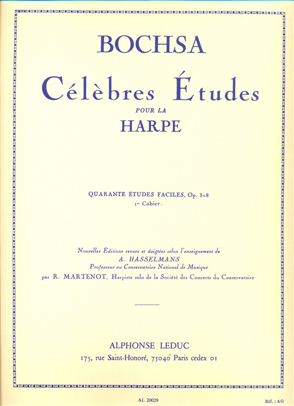 Robert Nicholas Charles Bochsa: Quarante Etudes Faciles Op.318 Volume One