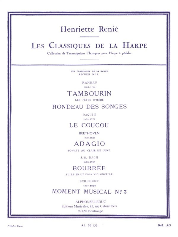 Various Composers: Les Classiques de la Harpe Vol.3 (Harp solo)