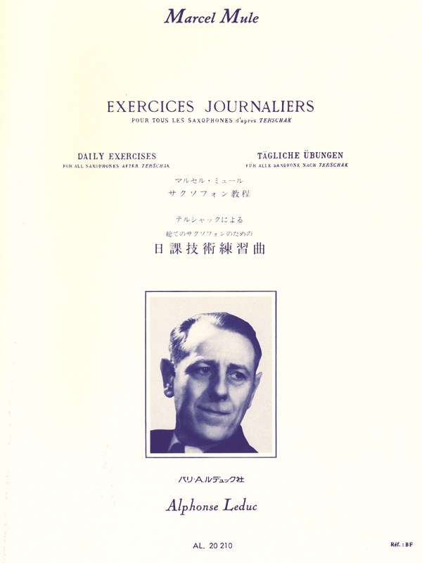 Marcel Mule: Exercices journaliers d'après Terschack (Saxophone solo)