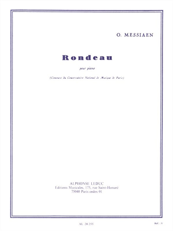 Olivier Messiaen: Rondeau (Piano solo)