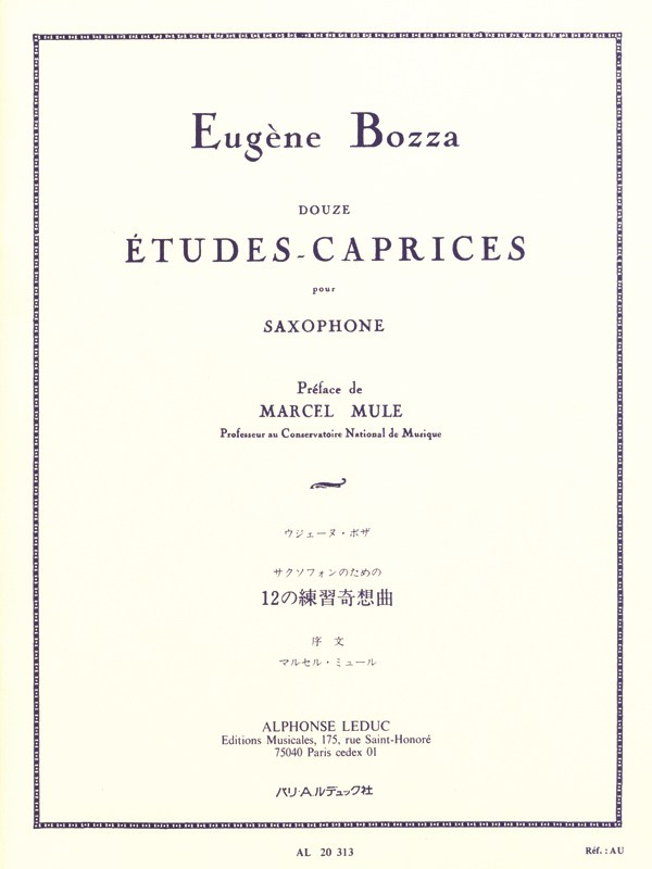 Eugene Bozza: 12 Etudes-Caprices