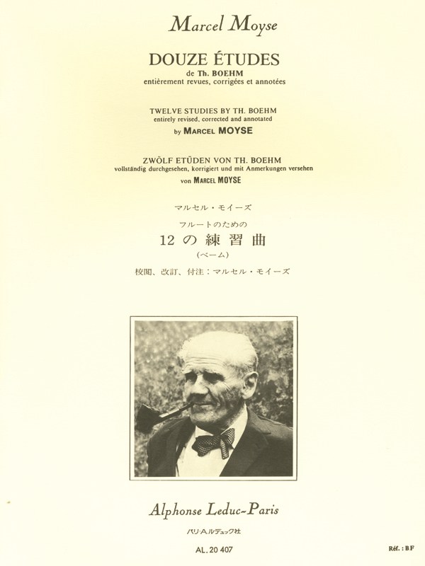 Marcel Moÿse: 12 Etudes de Boehm (Flute solo)