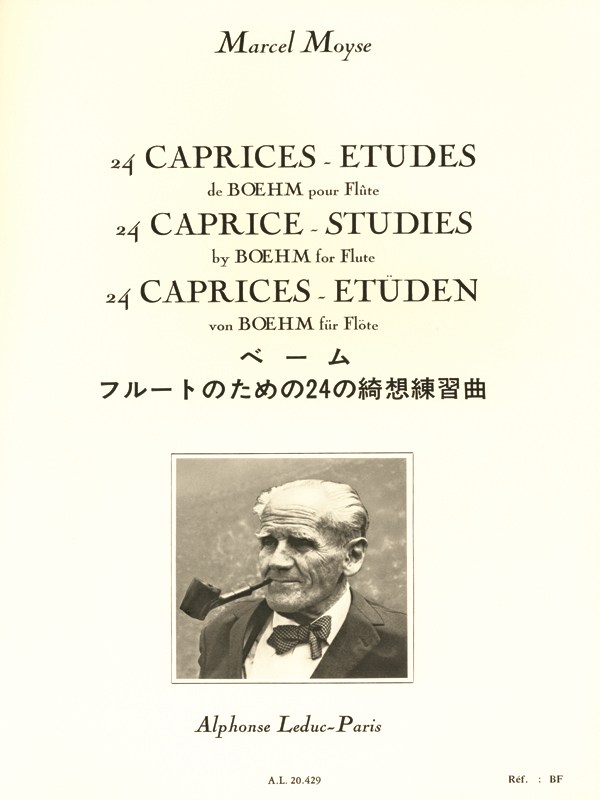 Marcel Moÿse: 24 Caprices-Etudes de Boehm Op.26 (Flute solo)