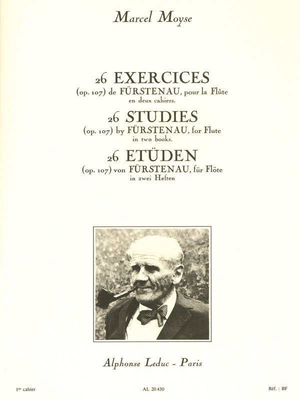 Marcel Moÿse: 26 Exercices de Fürstenau Op.107, Vol.1 (Flute solo)