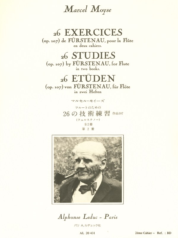Marcel Moÿse: 26 Exercices de Fürstenau Op.107, Vol.2 (Flute solo)