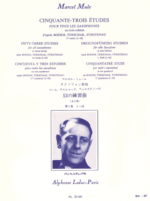 Marcel Mule: 53 Etudes For All Saxophones - Volume 1