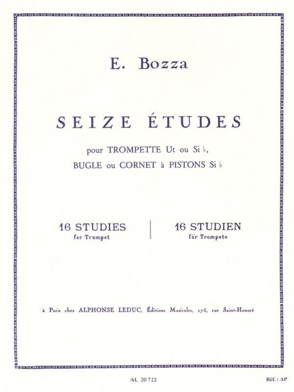 Eugène Bozza: Seize Etudes (Trumpet)