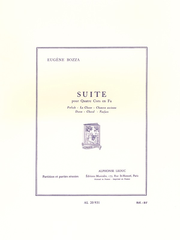 Eugène Bozza: Suite (Horns 4)