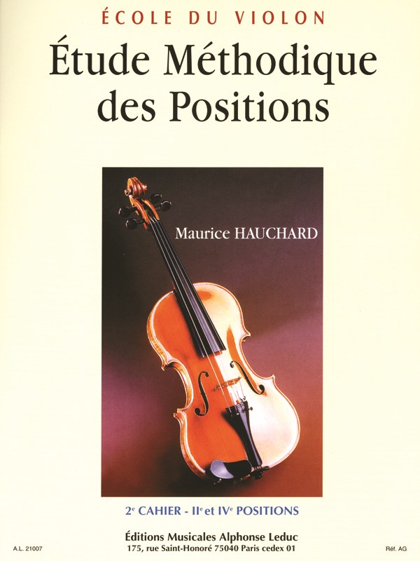 M. Hauchard: Etude méthodique des Positions Vol.2: 2nd & 4th Positions (Violin solo)