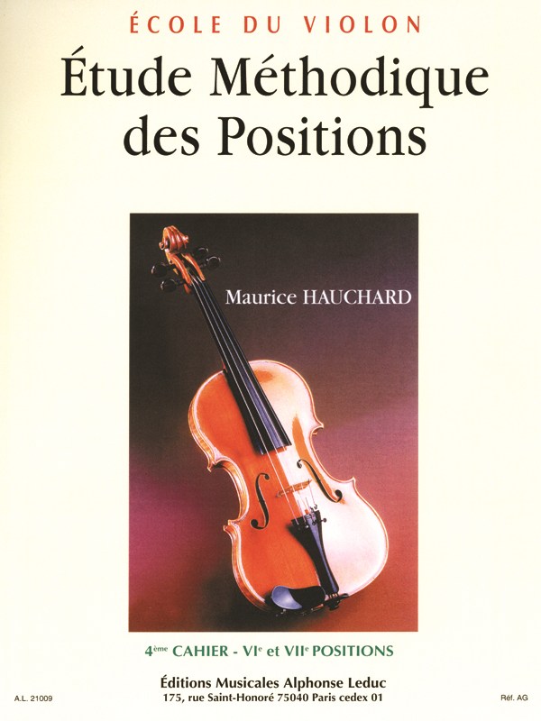M. Hauchard: Etude méthodique des Positions Vol.4: 6th & 7th Positions (Violin solo)