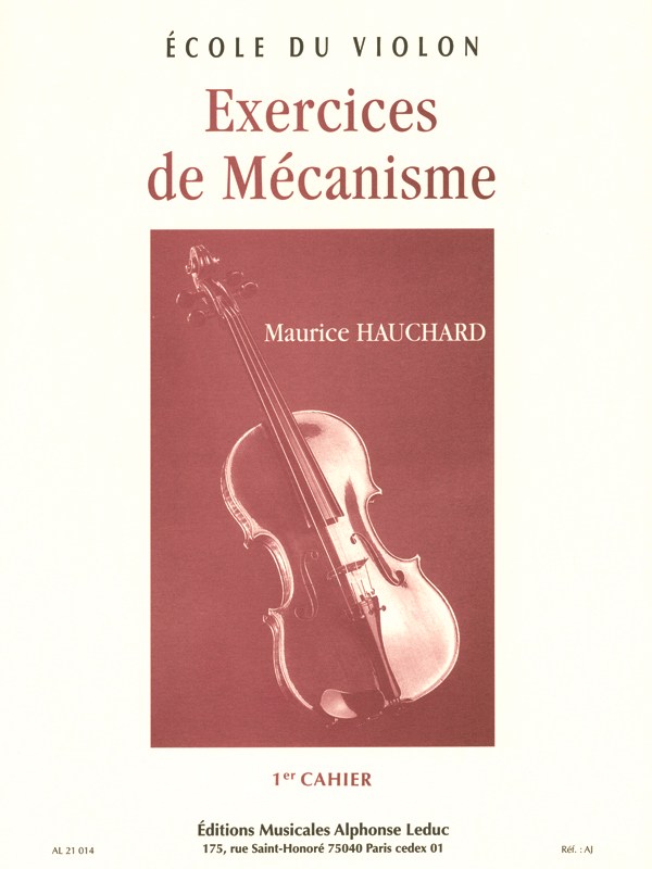 M. Hauchard: Exercices de Mécanisme Vol.1 (Violin solo)