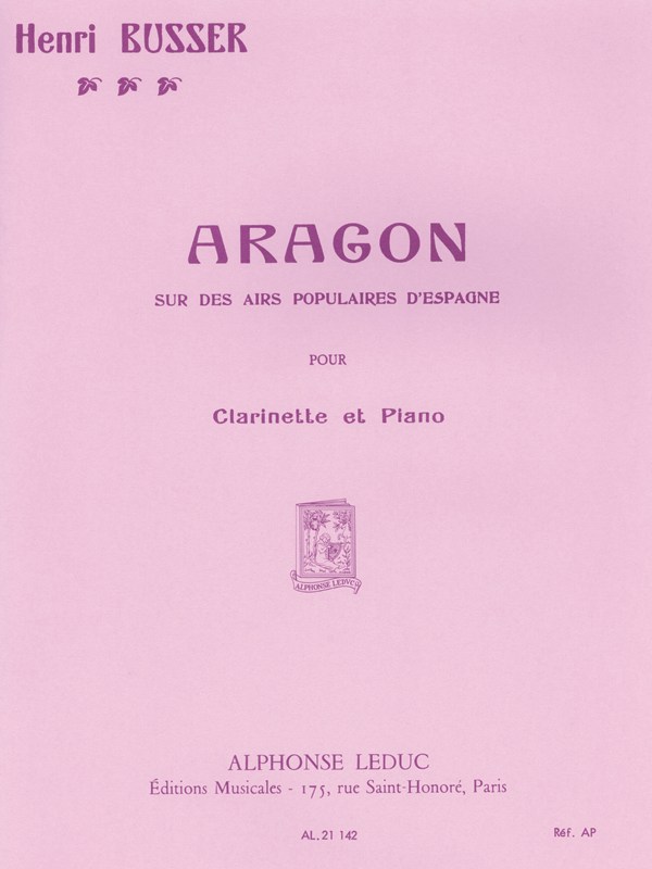Henri Büsser: Aragon Op.91 (Clarinet & Piano)