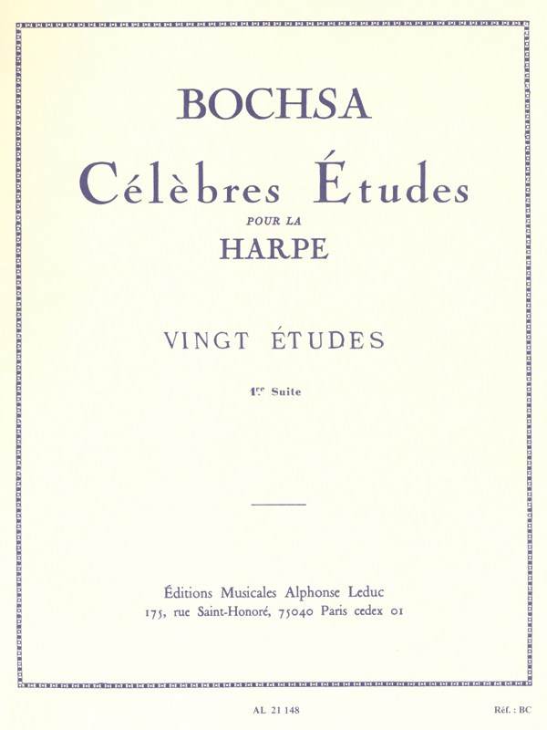 Robert Nicholas Charles Bochsa: 20 Etudes Vol.1 (Harp solo)