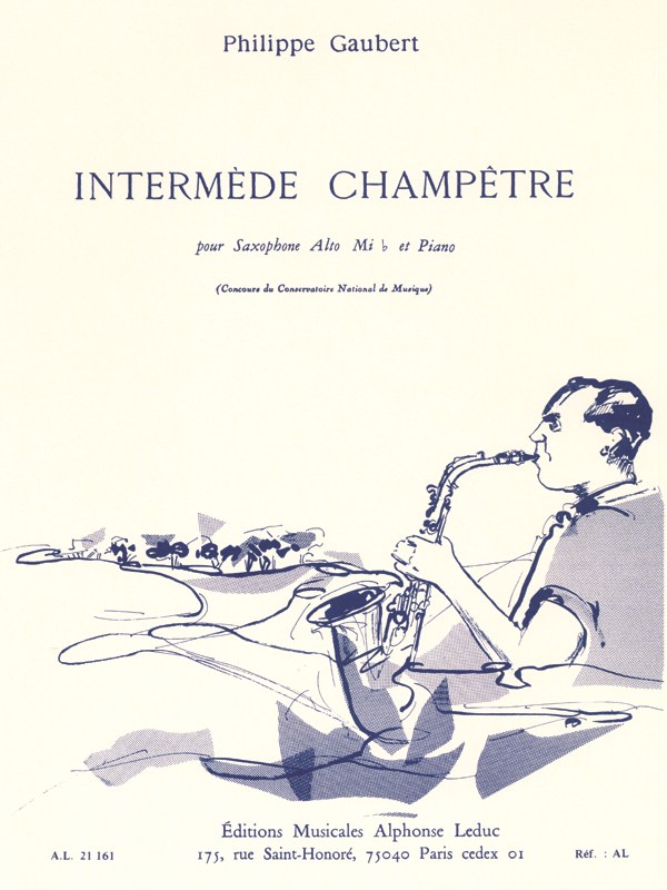 Philippe Gaubert: Intermède champêtre (Saxophone-Alto & Piano)