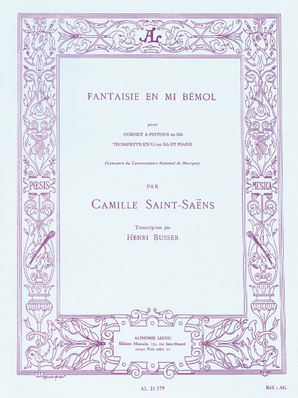Camille Saint-Saëns: Fantaisie En Mi Bemol