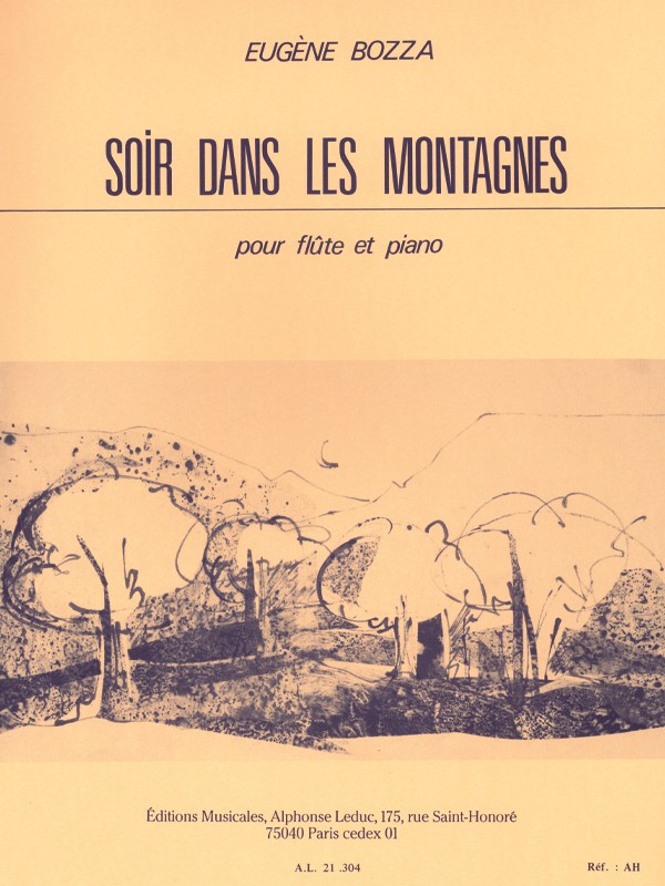 Eugène Bozza: Soir dans les Montagnes (Flute & Piano)