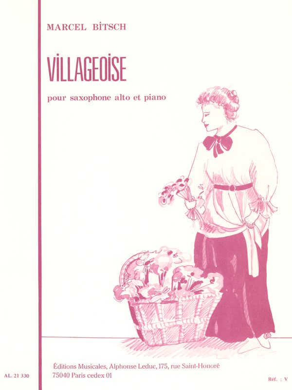 Marcel Bitsch: Villageoise (Saxophone-Alto & Piano)