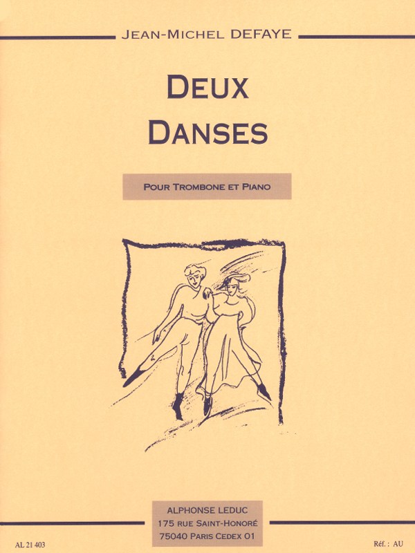 Jean Michel Defaye: 2 Danses (Trombone/Piano)