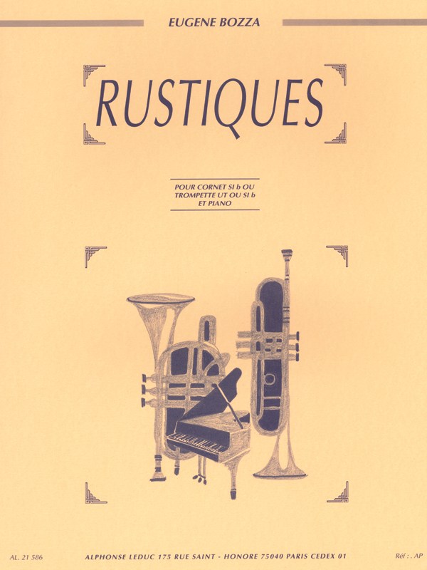 Eugène Bozza: Rustiques (Trumpet & Piano)