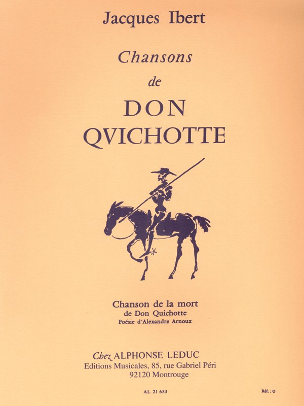 Jacques Ibert: Chansons De Don Qvichotte No. 4 - Chanson De La Mort