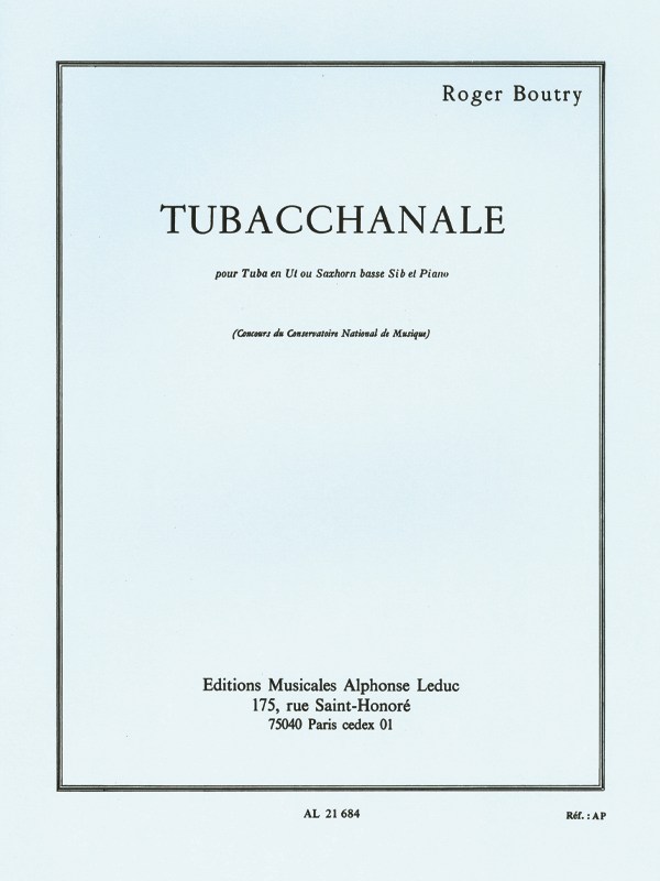 Roger Boutry: Tubacchanale (Tuba & Piano)