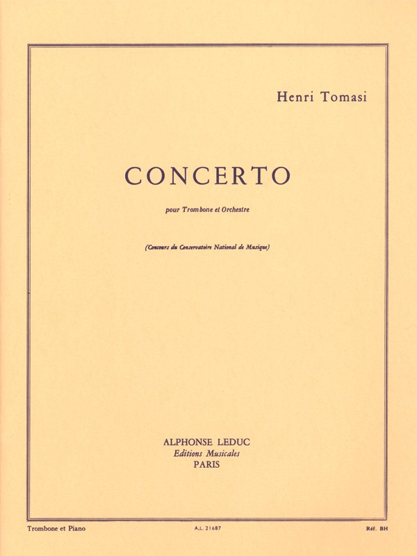 Henri Tomasi: Concerto (Trombone & Piano)