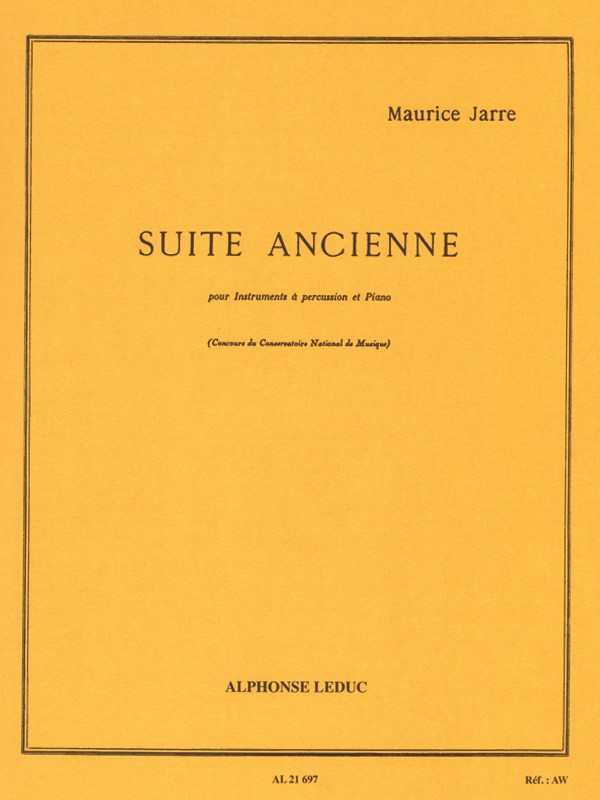Maurice Jarre: Suite ancienne (Percussion(s) & Piano)