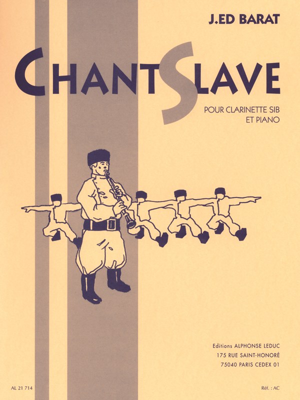 Jacques Ed. Barat: Chant slave (Clarinet & Piano)