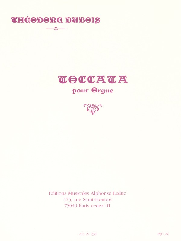 Théodore Dubois: Toccata (Organ)