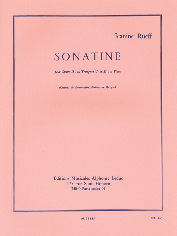 Jeanine Rueff: Sonatine (Trumpet & Piano)