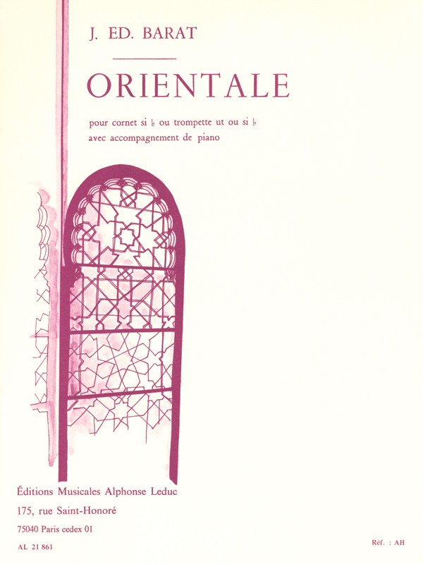 Jacques Ed. Barat: Orientales (Trumpet & Piano)