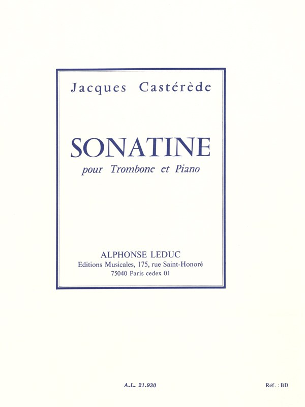 Jacques Casterede: Sonatine