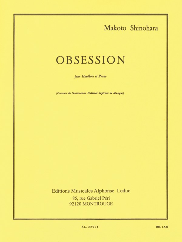 Makoto Shinohara: Obsession (Oboe & Piano)