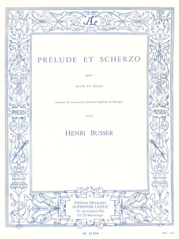 Henri Büsser: Prélude et Scherzo Op.35 (Flute & Piano)