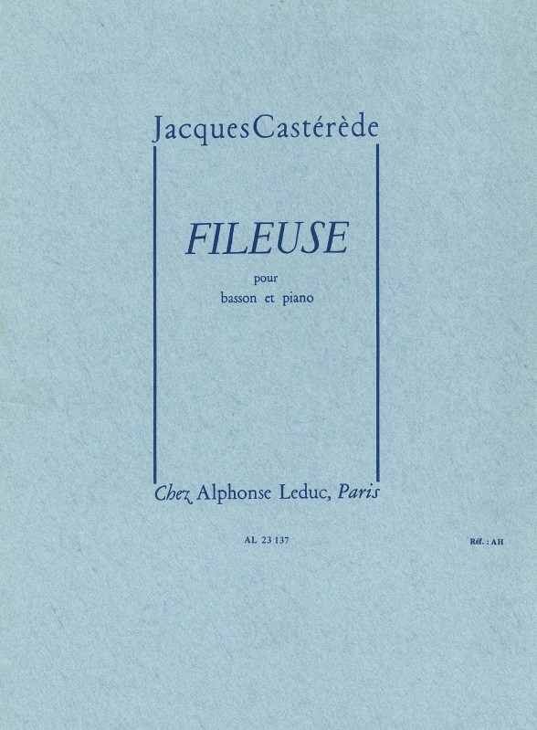 Jacques Castérède: Fileuse (Bassoon & Piano)