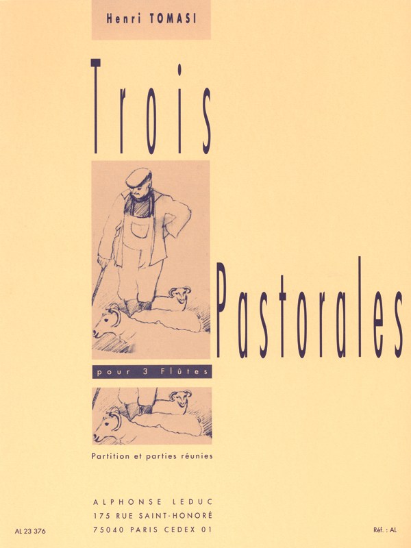 Henri Tomasi: 3 Pastorales (Flutes 3)