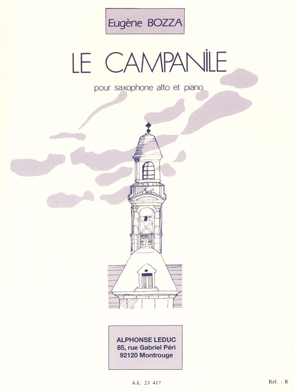 Eugène Bozza: Le Campanille (Saxophone-Alto & Piano)