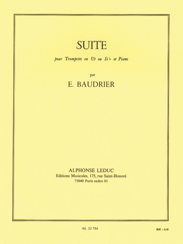 Yves Baudrier: Suite (Trumpet & Piano)