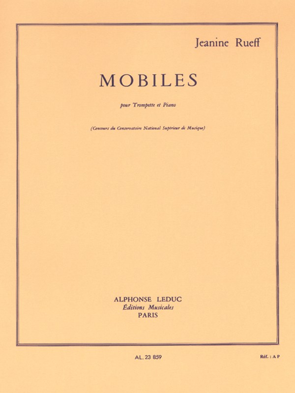 Jeanine Rueff: Mobiles (C trpt) (Trumpet & Piano)